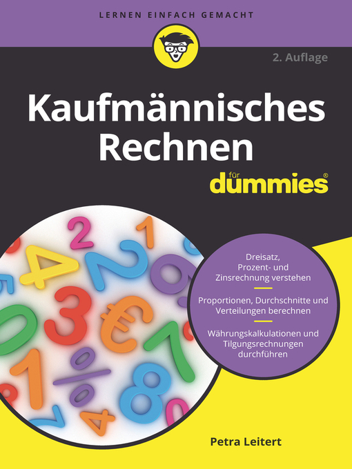 Title details for Kaufmännisches Rechnen für Dummies by Petra Leitert - Available